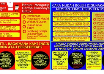 HARAMKAN TERUS PEMINTA DERMA WARGA ASING!