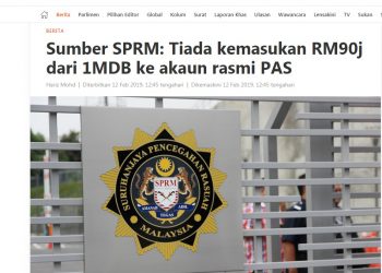 90 JUTA JADI MODAL PAKATAN HARAPAN DI SEMENYIH