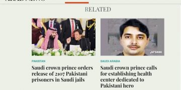 PUTERA MAHKOTA SAUDI BERJANJI BEBASKAN 2107 TAHANAN PAKISTAN