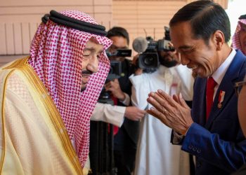 RAJA SALMAN MENERIMA KUNJUNGAN JOKOWI DI RIYADH