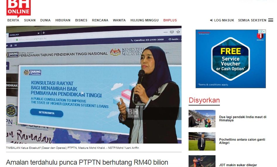 Isu Ptptn Pakatan Harapan Wajar Salahkan Diri Sendiri Editor Malaysia