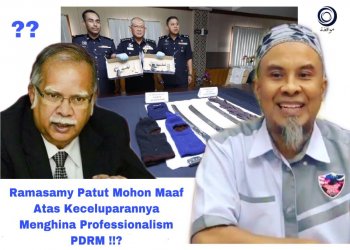 LAPORAN POLIS TERHADAP KECELUPARAN RAMASAMY MENGHINA PDRM