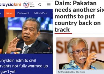 MUHYIDDIN KATA PENJAWAT AWAM BELUM SELESA DENGAN PAKATAN HARAPAN