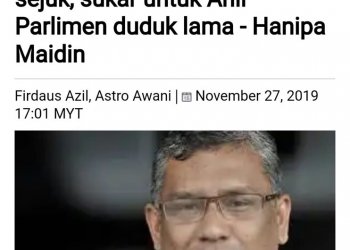 MUNGKIN AHLI PARLIMEN PH MENGALAMI ‘COLD DIURESIS’ ATAU KERAP KENCING KERANA HIPOTERMIA – DR. NOVANDRI
