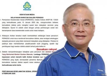 ISU RAWATAN DIALISIS: SYUKUR, RAKYAT MENANG!