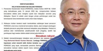 ISU RAWATAN DIALISIS: SYUKUR, RAKYAT MENANG!