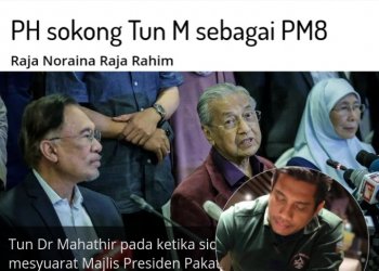 DR MAHATHIR MUSNAHKAN PAKATAN HARAPAN DAN ANWAR IBRAHIM DALAM SATU PAGI