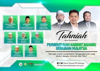 SEKALUNG TAHNIAH KEPADA KERAJAAN BAHARU MALAYSIA