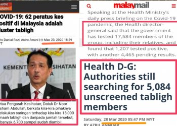 KENAPA DATA KKM MENGENAI JEMAAH TABLIGH TIDAK KONSISTEN?