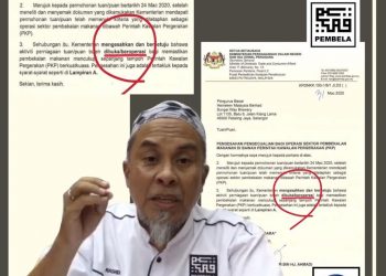 KEMENTERIAN PERLU PAPARKAN SENARAI SYARIKAT YANG DIBENARKAN BEROPERASI SEMASA PKP