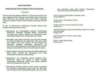 MOU PERIKATAN NASIONAL DIMUKTAMADKAN