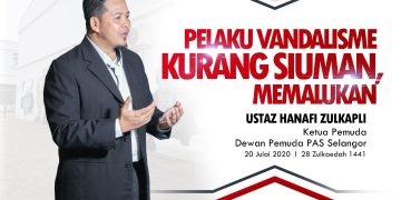 PELAKU VANDALISME KURANG SIUMAN, MEMALUKAN