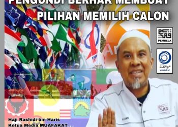 PENGUNDI BERHAK MEMBUAT PILIHAN MEMILIH CALON