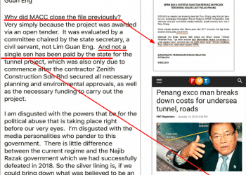 GUAN ENG DITANGKAP KERANA SALAH NAJIB DAN UMNO – TONY PUA