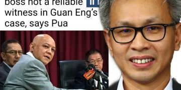 KENYATAAN TONY PUA HANYA ‘MENJERAT’ LIM GUAN ENG