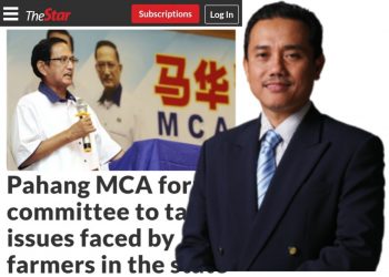 KENAPA MCA BERIYA BELA PENCEROBOH TANAH HARAM 4,400 HEKTAR DI RAUB?