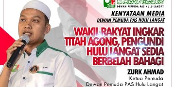 WAKIL RAKYAT INGKAR TITAH AGONG, PENGUNDI HULU LANGAT SEDIA BERBELAH BAHAGI