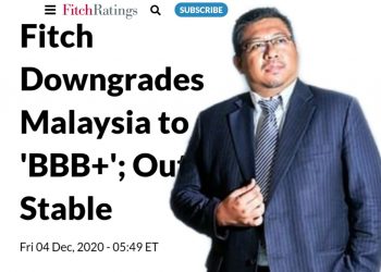 FITCH NILAI MALAYSIA BBB+ KETIKA NEGARA MASIH DILANDA PANDEMIK