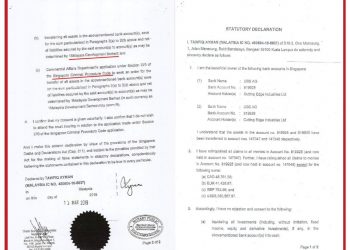 KENAPA ZETI DAN PEGUAM KELUARGA BELIAU TIDAK NAFI AKUAN BERSUMPAH SERTA MEMBUAT LAPORAN POLIS?