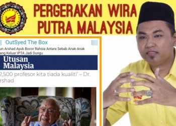 WIRA PUTRA KECAM PENULIS MANIPULASI KENYATAAN TUN ARSHAD AYUB