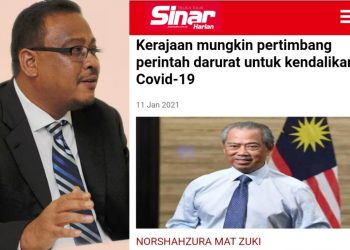 TIDAK WAJAR DARURAT 2021 HANYA DIHADKAN UNTUK COVID-19 SAHAJA
