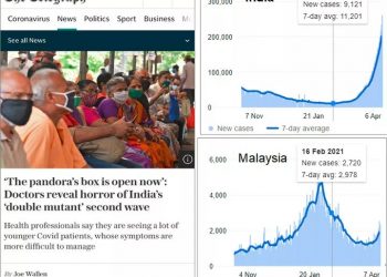 ANCAMAN COVID-19 VARIAN INDIA: NAJIB TUNTUT NAIKKAN KEMBALI TEMPOH KUARANTIN WAJIB SERTA-MERTA