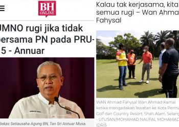 UNTUNG RUGI UMNO DAN BERSATU TIDAK BERSAMA DI PRU-15