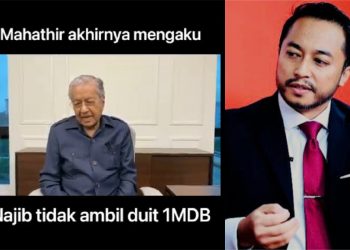 MAHATHIR AKHIRNYA MENGAKU NAJIB TIDAK AMBIL DUIT 1MDB