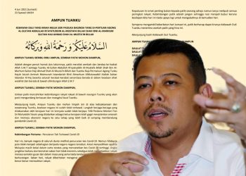 DATUK RAZLAN RAFII MERAYU, ZAHIRKAN KEBIMBANGAN KEPADA YDP AGONG