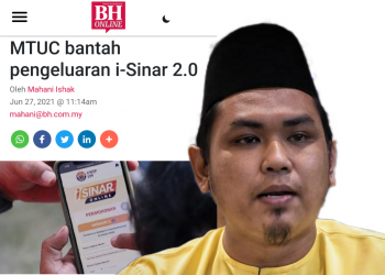 WIRA PUTRA SOKONG BANTAHAN PENGELUARAN WANG SIMPANAN RAKYAT DARIPADA KWSP
