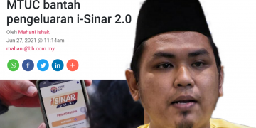 WIRA PUTRA SOKONG BANTAHAN PENGELUARAN WANG SIMPANAN RAKYAT DARIPADA KWSP