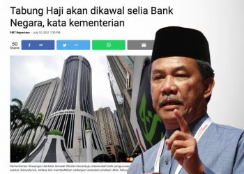 JADIKAN TABUNG HAJI SEBAGAI INSTITUSI KEPERCAYAAN NASIONAL