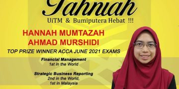 TAHNIAH BUAT HANNAH MUMTAZAH DAN UITM – PUTRA