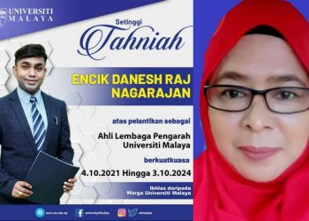 WIRANITA PUTRA PERTIKAI LANTIKAN DANESH RAJ SEBAGAI AHLI LEMBAGA PENGARAH UNIVERSITI MALAYA