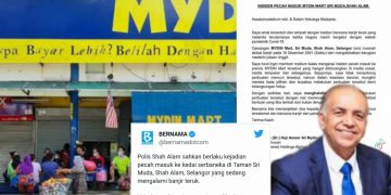 TINDAKAN MYDIN HALALKAN KECURIAN DIPUJI RAMAI