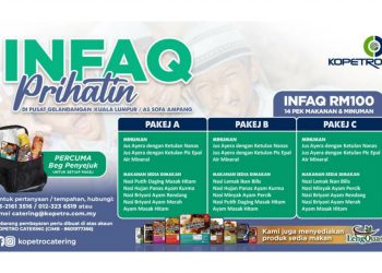 KONGSI REZEKI DENGAN INFAQ PRIHATIN KOPETRO CATERING