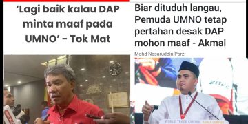TOK MAT, AKMAL, AKAR UMBI TETAP MAHU DAP MINTA MAAF