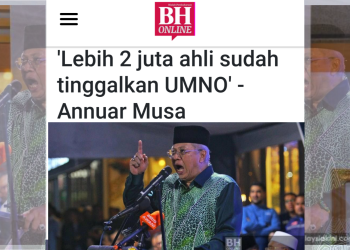 ANNUAR MUSA BOHONG 2 JUTA AHLI TINGGALKAN UMNO?