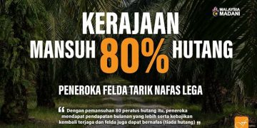 PERDANA MENTERI TANDATANGAN JAMINAN KERAJAAN, STABILKAN KEWANGAN FELDA