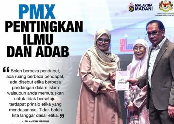 YAB PERDANA MENTERI PENTINGKAN ILMU, ADAB