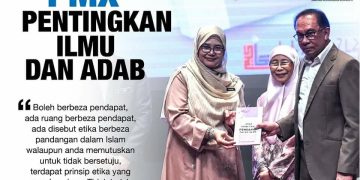 YAB PERDANA MENTERI PENTINGKAN ILMU, ADAB