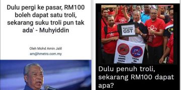 MAHIADDIN LUPA BELIAU ANTARA PUNCA HARGA BARANG MENINGKAT, RAKYAT TERTEKAN