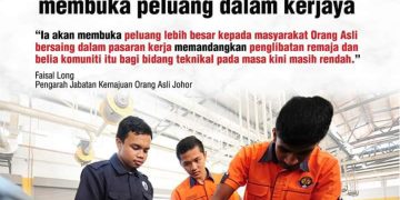 PENUBUHAN INSTITUT TVET ORANG ASLI MAMPU TINGKAT EKONOMI, TARAF HIDUP