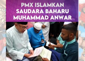 (VIDEO) YAB PERDANA MENTERI ISLAMKAN SAUDARA BAHARU MUHAMMAD ANWAR