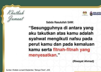 KHUTBAH JUMAAT: WASPADA FITNAH