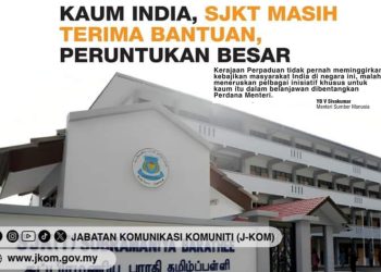 KAUM INDIA, SJKT TIDAK DIPINGGIRKAN, TERIMA BANTUAN PERUNTUKAN BESAR