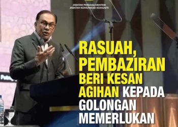 RASUAH, PEMBAZIRAN BERI KESAN BESAR AGIHAN KEPADA GOLONGAN MEMERLUKAN