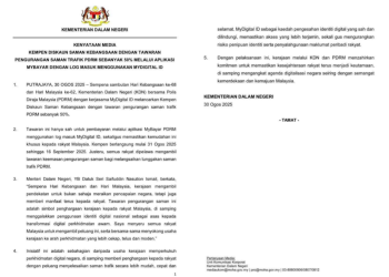 KDN: KEMPEN DISKAUN PENGURANGAN SAMAN KEBANGSAAN SEBANYAK 50 PERATUS