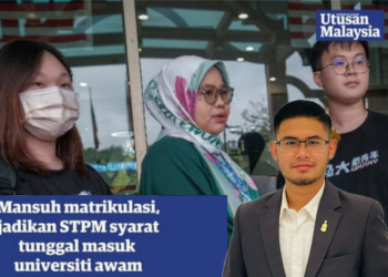 MANSUHKAN MATRIKULASI – DESAKAN POLITIK YANG TIDAK BERTANGGUNGJAWAB
